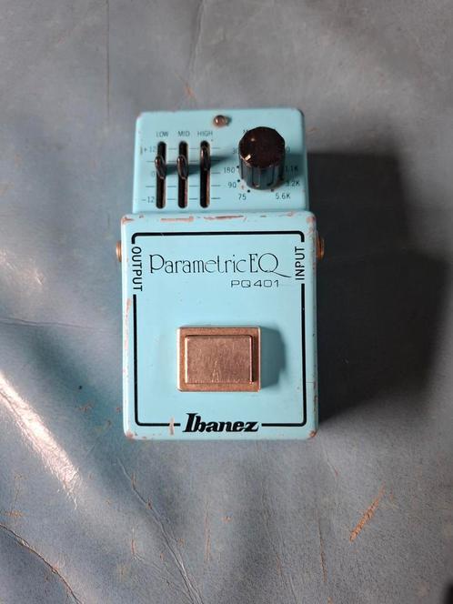 Ibanez Parametric EQ PQ 401 Pedal Vintage 1981 Japan, Muziek en Instrumenten, Effecten, Gebruikt, Reverb, Equalizer, Ophalen of Verzenden