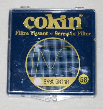 COKIN Filtre à visser SKY 1A Skylight 58 mm - occasion beschikbaar voor biedingen