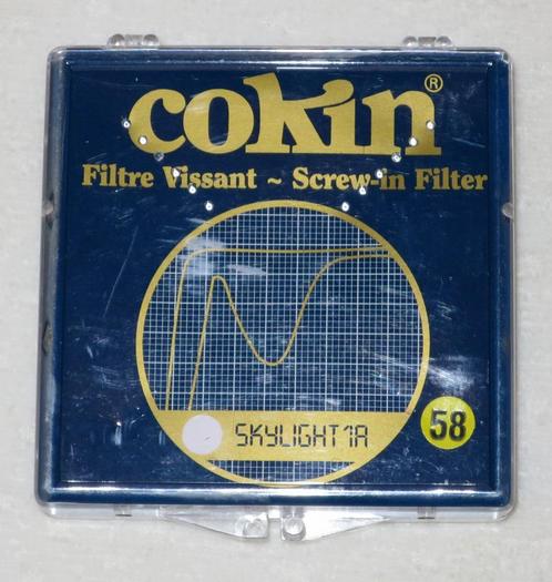 COKIN Filtre à visser SKY 1A Skylight 58 mm - occasion, Audio, Tv en Foto, Foto | Filters, Gebruikt, Beschermfilter, 50 tot 60 mm