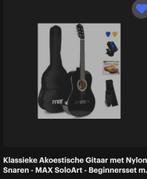 Akoestische gitaar met bijbehoren, Ophalen of Verzenden, Zo goed als nieuw