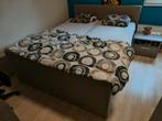2 persoonsbed boxspring met nachtkastje, Ophalen, Gebruikt