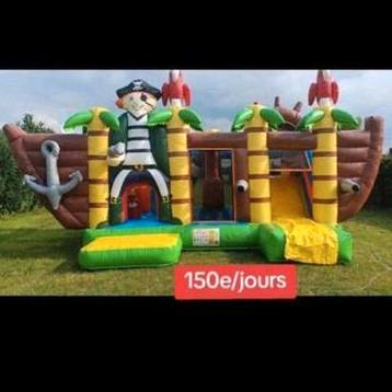 Chateau gonflable a louer /springkasteel te huur, Enlèvement, Comme neuf