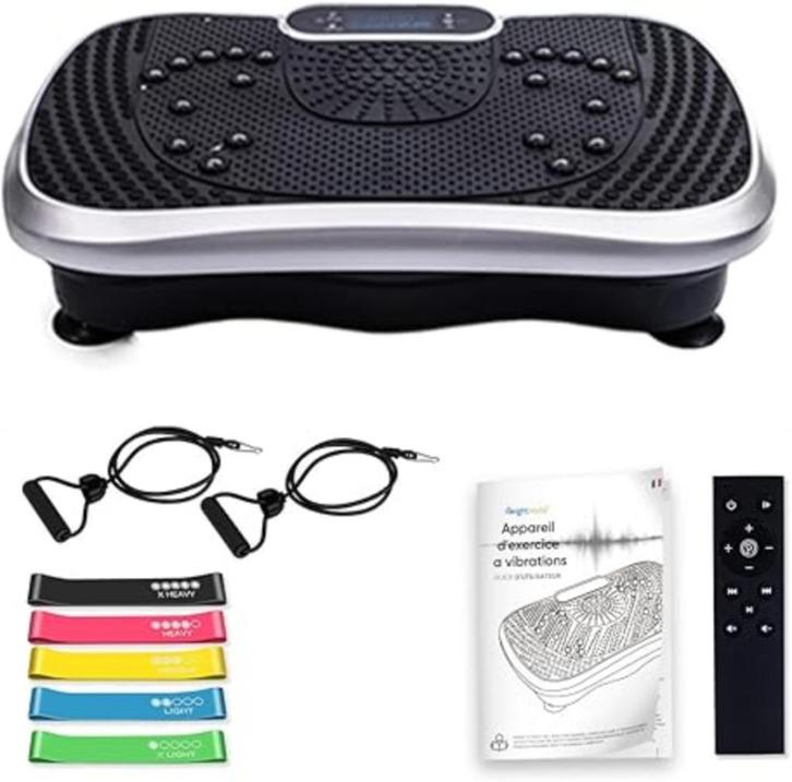 Tril en oscillatieplaat | met weerstandsbanden | Nieuw, Sport en Fitness, Fitnessmaterialen, Nieuw, Overige typen, Verzenden