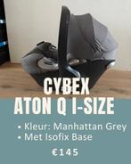 CYBEX - ATON Q I-SIZE (maxicosi), Autres marques, Comme neuf, Enlèvement, Ceinture de sécurité ou Isofix
