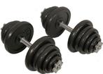 Verstelbare Dumbbells 40kg - 2 Fitness halters, Sport en Fitness, Ophalen, Benen, Overige typen, Nieuw