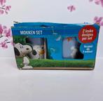 🤍 Snoopy Mokken Set *nieuw*, Huis en Inrichting, Keuken | Servies, Ophalen of Verzenden, Zo goed als nieuw, Overige stijlen, Kop(pen) en/of Schotel(s)