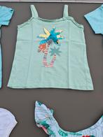 blauw topje met palmboom, 116-122, Kinderen en Baby's, Kinderkleding | Maat 116, Ophalen of Verzenden, Zo goed als nieuw