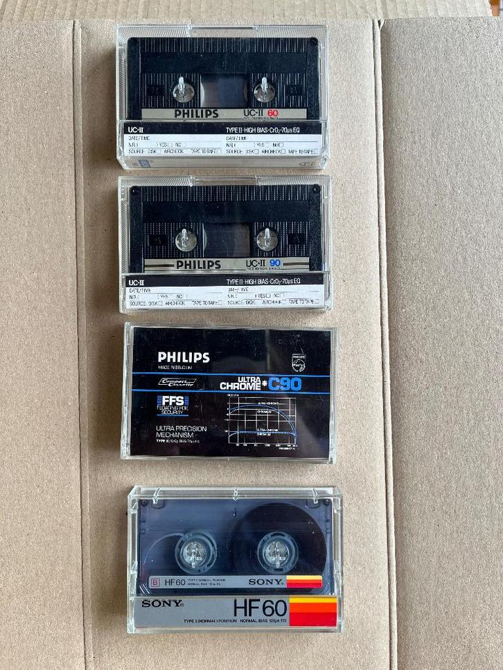 Lege cassettes voor muziek, Cd's en Dvd's, Cassettebandjes, Ophalen of Verzenden