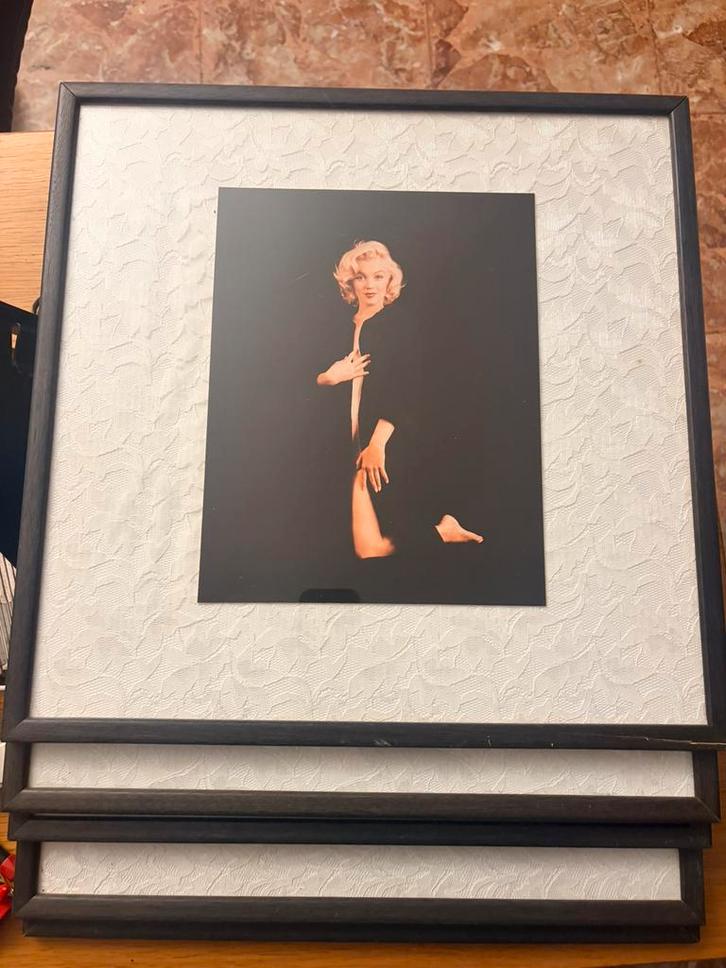 Maryline Monroe zeldzame fotolijst, Verzamelen, Retro, Ophalen of Verzenden