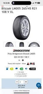 Bridgestone 265/45R21 hiver proche du neuf, Auto-onderdelen, Banden en Velgen, Ophalen, Gebruikt, 265 mm, Band(en)