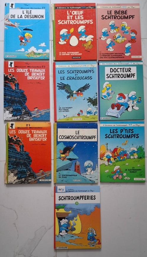 COLLECTION BD PEYO brisefer ET les schtroumpf, Boeken, Stripverhalen, Gelezen, Meerdere stripboeken, Ophalen of Verzenden