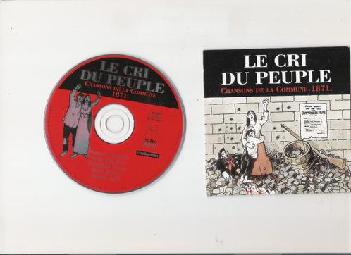 Tardi - le cri du Peuple  - Chansons de la commune  1871- CD, Livres, BD, Comme neuf, Une BD, Enlèvement ou Envoi