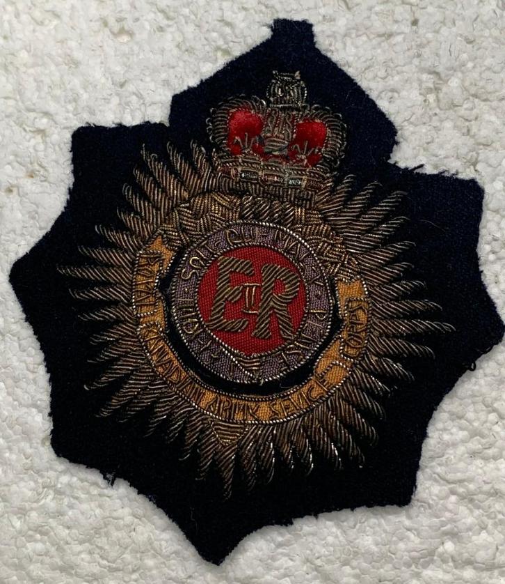 Royal Canadian Army Service Corps, insigne Bullion patch, Verzamelen, Militaria | Algemeen, Landmacht, Embleem of Badge, Ophalen of Verzenden
