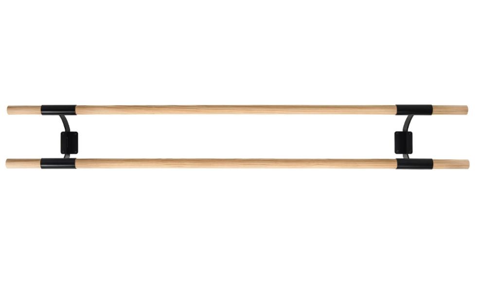 DOUBLE WALL BARRE BLACK, Sport en Fitness, Dansen, Nieuw, Overige typen, Ophalen of Verzenden