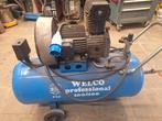 Compresseur welco professional 100/400, Doe-het-zelf en Bouw, Compressors, Ophalen, Gebruikt