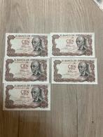 5 fois 100 pesetas AUNC !, Enlèvement ou Envoi