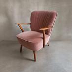 Chaise de cocktail/monoplace/fauteuil vintage rose poudré, Enlèvement ou Envoi