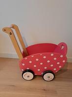 Loopwagentje Janod, Kinderen en Baby's, Speelgoed | Houten speelgoed, Ophalen of Verzenden, Gebruikt, Duw- of Trekspeelgoed