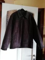 Veste effet peau de pêche doublée chaud, Maat 52/54 (L), Bruin, Angelo Litrico, Ophalen of Verzenden