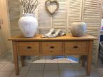 Schitterende Oud grenen side table zeldzaam soort, Huis en Inrichting, Ophalen