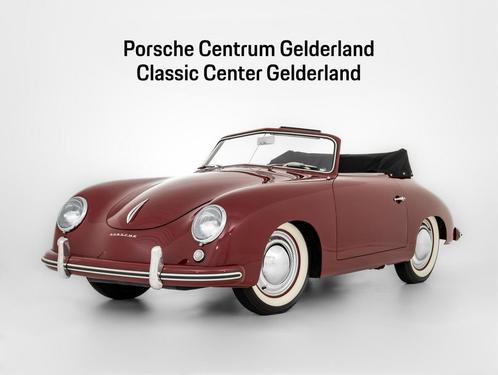 Porsche 356 1500 Pre A 1953, Auto's, Porsche, Bedrijf, Lederen bekleding, Benzine, Cabriolet, Handgeschakeld, Rood, Zwart