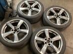 Audi rotor velgen 18 inch met banden, Autos : Pièces & Accessoires, Pneus & Jantes, Véhicule de tourisme, Pneus été, Enlèvement