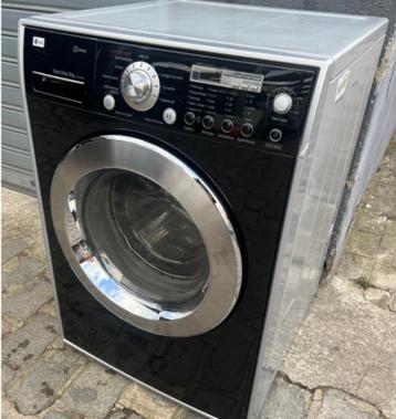 Lave linge LG Dir.Drive - Grand format H. 94/L.64cm.Noir bri disponible aux enchères