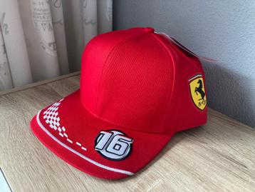  Charles Leclerc 2020 pet Scuderia Ferrari F1 cap Snapback beschikbaar voor biedingen