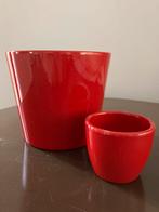 Lot 2 bloempotjes voor 5€., Tuin en Terras, Ophalen of Verzenden, Zo goed als nieuw