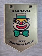 Carnaval medaille Denderleeuw 1977, Postzegels en Munten, Penningen en Medailles, Ophalen