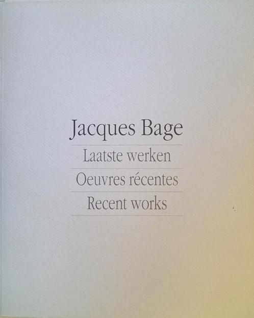 Rare !! JACQUES BAGE Recent works 1996 monographie + Litho, Antiquités & Art, Art | Lithographies & Sérigraphies, Enlèvement ou Envoi