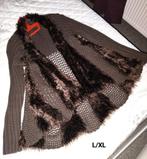 Nieuwe mooie bruine vest met pels. Speciaal model., Enlèvement