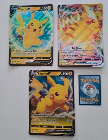 3 versie jumbo pikachu kaarten van pokémon! beschikbaar voor biedingen