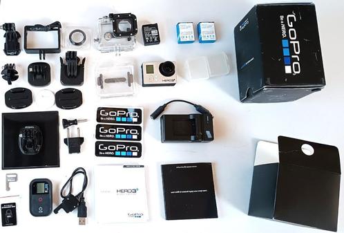 GoPro Hero 3+ Black Edition/Kit Complet/ Excellent état, TV, Hi-fi & Vidéo, Caméras action, Comme neuf, GoPro, Enlèvement ou Envoi