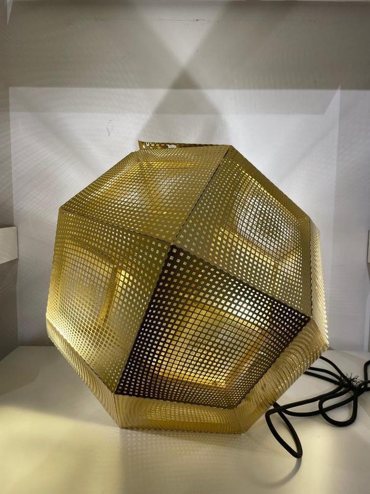 Suspension en laiton Tom Dixon 50 cm - Eclectic collection, Huis en Inrichting, Lampen | Hanglampen, Gebruikt, 50 tot 75 cm, Metaal