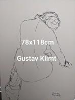 Peinture sur toile Gustav Klimt, Antiquités & Art, Enlèvement ou Envoi