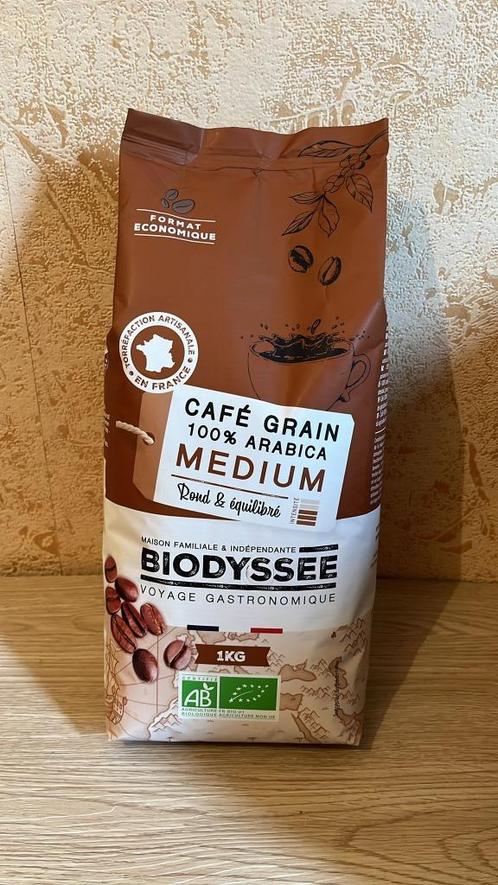 Café grain bio medium 100% arabica 1kg, Divers, Produits alimentaires, Envoi