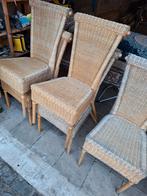 Riet stoelen, Tuin en Terras, Tuinstoelen, Ophalen, Zo goed als nieuw