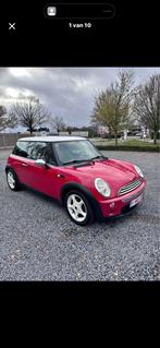 Mini Cooper 1.6 Benzine te koop! 183.000km, Auto's, Zwart, Bluetooth, Leder, Handgeschakeld