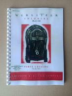 Parts Manual: Wurlitzer 1080 (1947) jukebox nieuw !!, Verzamelen, Automaten | Jukeboxen, Wurlitzer, Ophalen of Verzenden