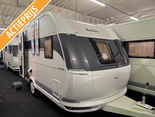 Hobby De Luxe 400 SFE COMPACT + ACTIE PRIJS!, Caravans en Kamperen, Caravans, tot en met 4, 1000 - 1250 kg, Treinzit, Hobby, Lengtebed