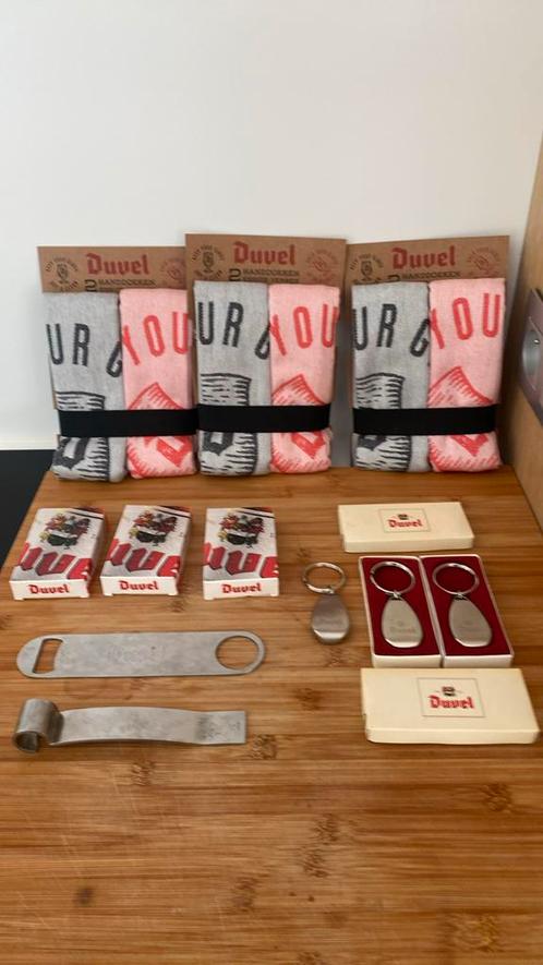 LOT DUVEL VERZAMELOBJECTEN, Verzamelen, Biermerken, Nieuw, Flesopener, Duvel, Ophalen of Verzenden