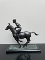 Cheval et cavalier en bronze antique, Antiquités & Art, Antiquités | Bronze & Cuivre, Bronze, Enlèvement ou Envoi