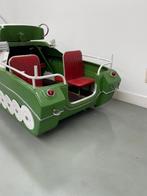Autopede Carrousel Draaimolen Tank in metaal, Antiek en Kunst, Antiek | Speelgoed, Ophalen