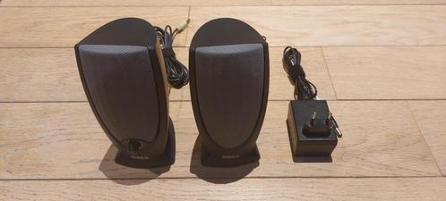 Haut-parleurs PC Dell A215, Computers en Software, Pc speakers, Zo goed als nieuw, Audiokanaal 2.0, Ophalen