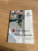 21-4-1993 club brugge - marseille, Verzamelen, Ophalen, Gebruikt, Boek of Tijdschrift
