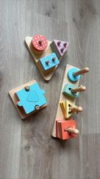 Houten puzzels montessori, Kinderen en Baby's, Speelgoed | Houten speelgoed, Ophalen, Zo goed als nieuw
