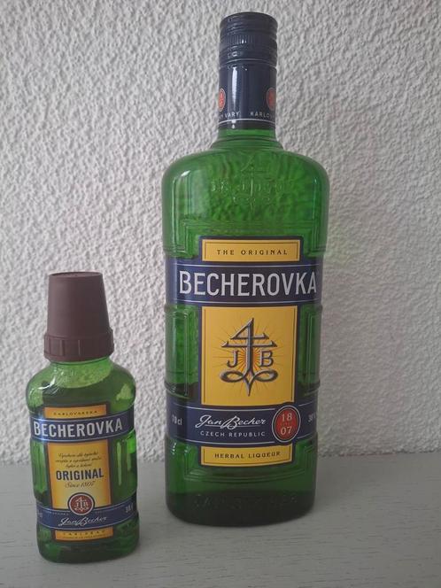 2x Becherovka Kruidenbitter, Verzamelen, Wijnen, Nieuw, Ophalen of Verzenden
