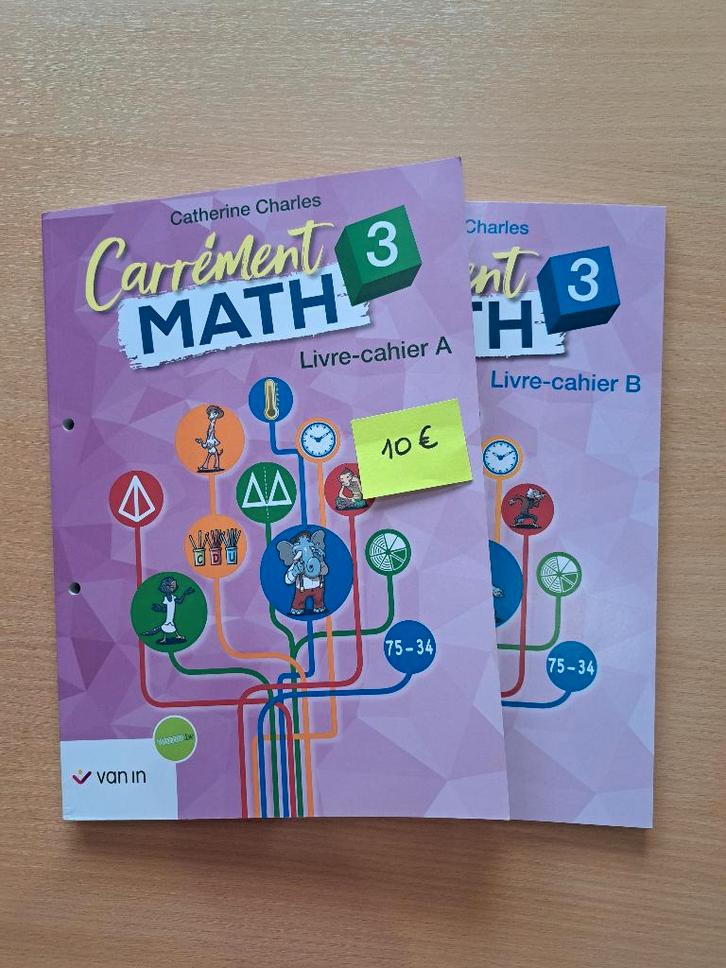 Carrément math 3 - Manuel scolaire math, Boeken, Schoolboeken, Nieuw, Wiskunde A, BSO, Ophalen