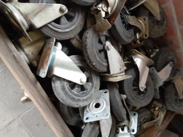 zwenkwielen, Doe-het-zelf en Bouw, Zwenkwielen, Ophalen, Gebruikt
